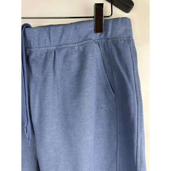 Tommy Bahama French Terry Knit Jam Shorts Drawstring Heather Blue Men's Size XL - Picture 4 of 14